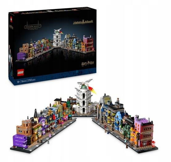 Lego Harry Potter 76444 Kouzelné obchody na Úhlové ulici v mikroměřítku