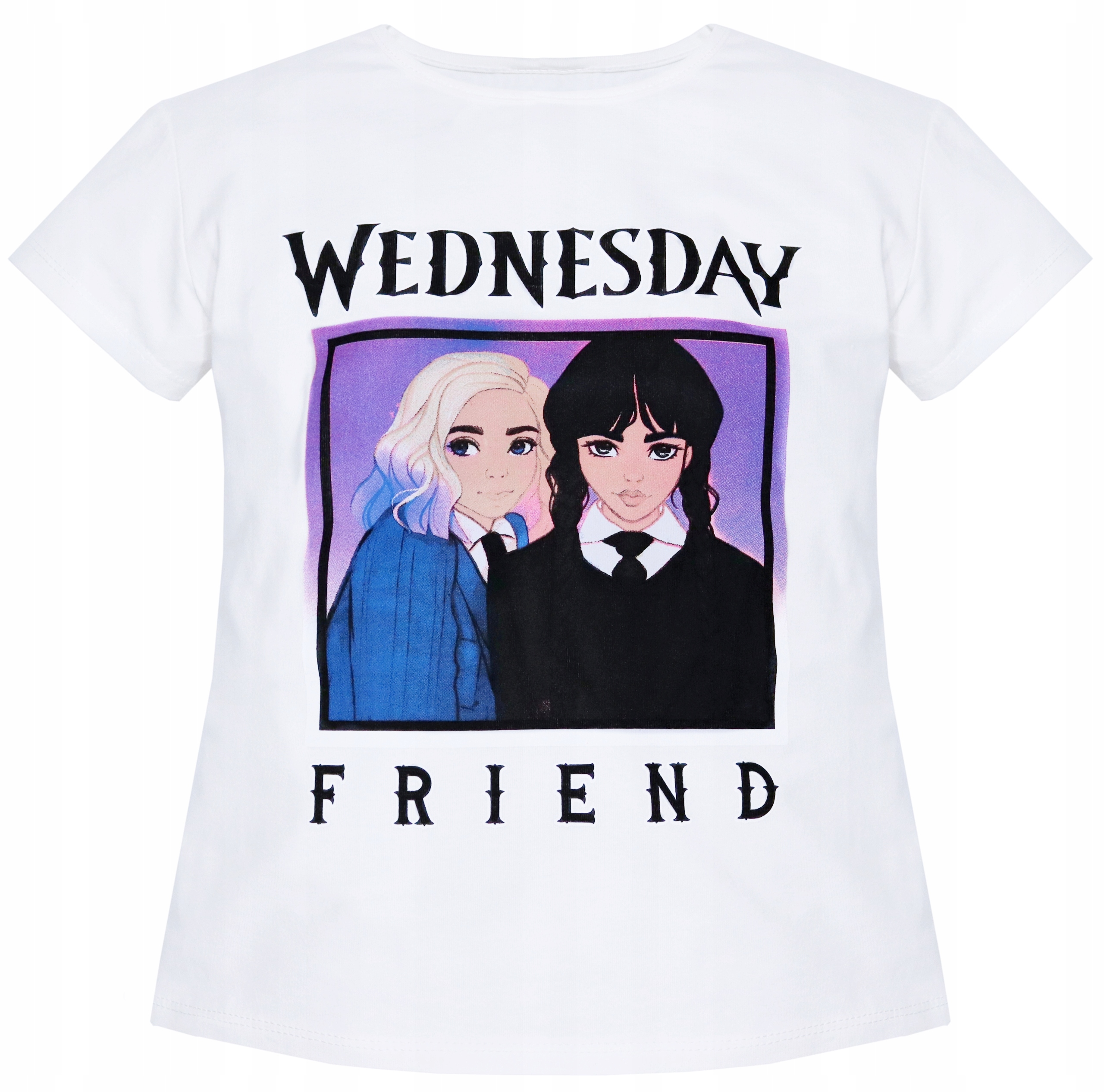 

3845 Bawełna Bluzka T-shirt Wednesday Addams r 128