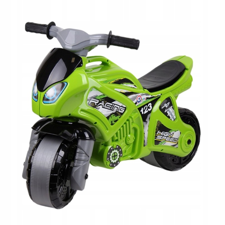 Motocykl zielony Technok