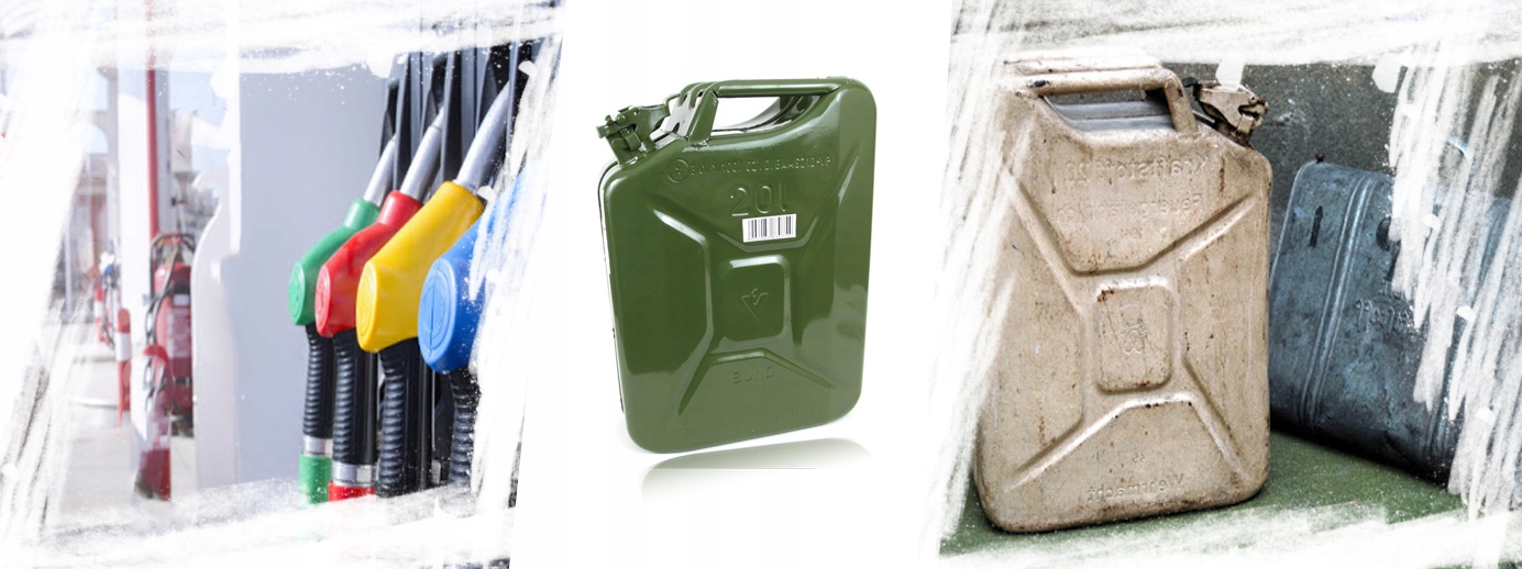 KANISTER METALOWY NA PALIWO ROPE BENZYNE 20L Producent code 7307991