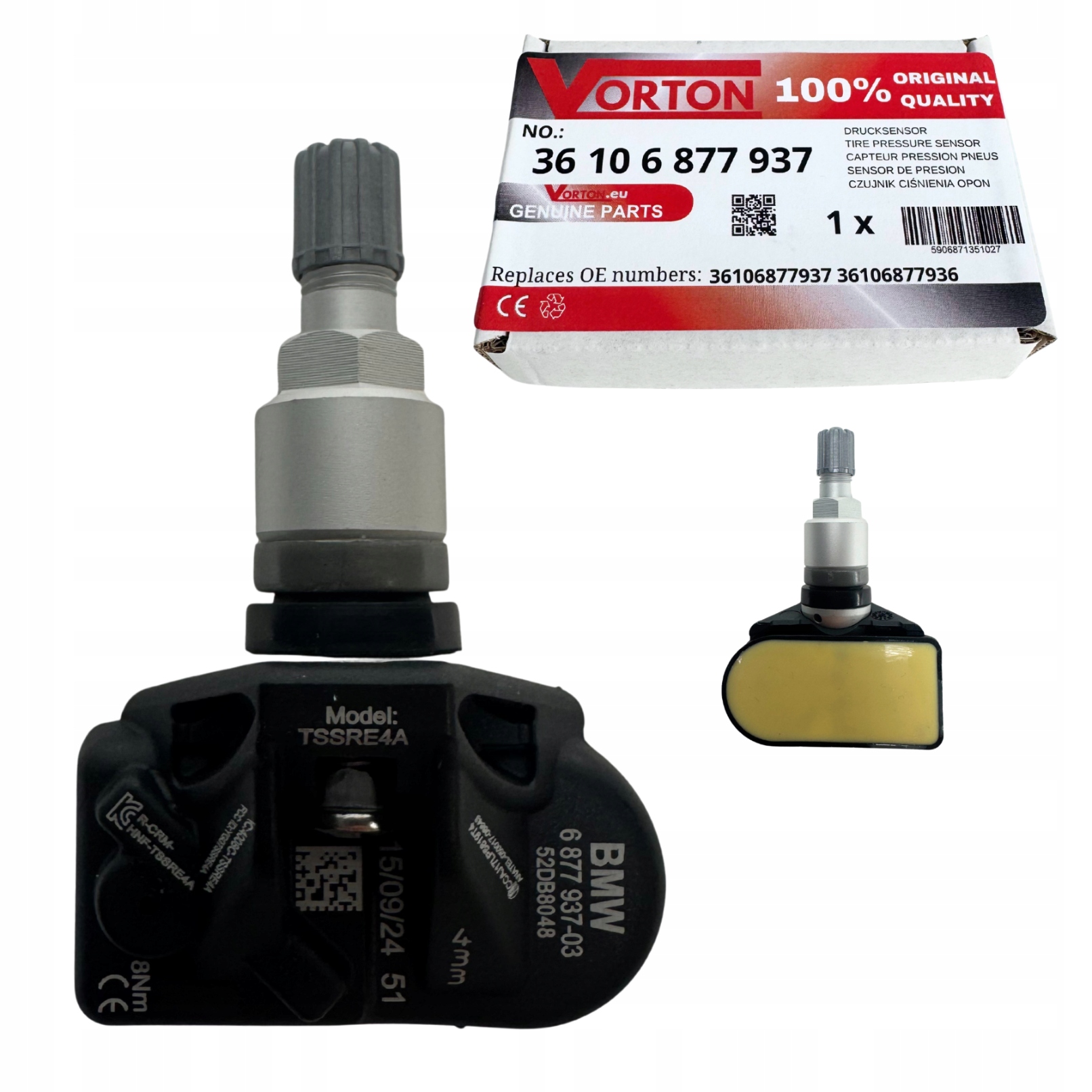Senzor Tlaku Pneumatikách Snímače Bmw Řady 4 G22 G23 G26 5 G60 G61 7 G70