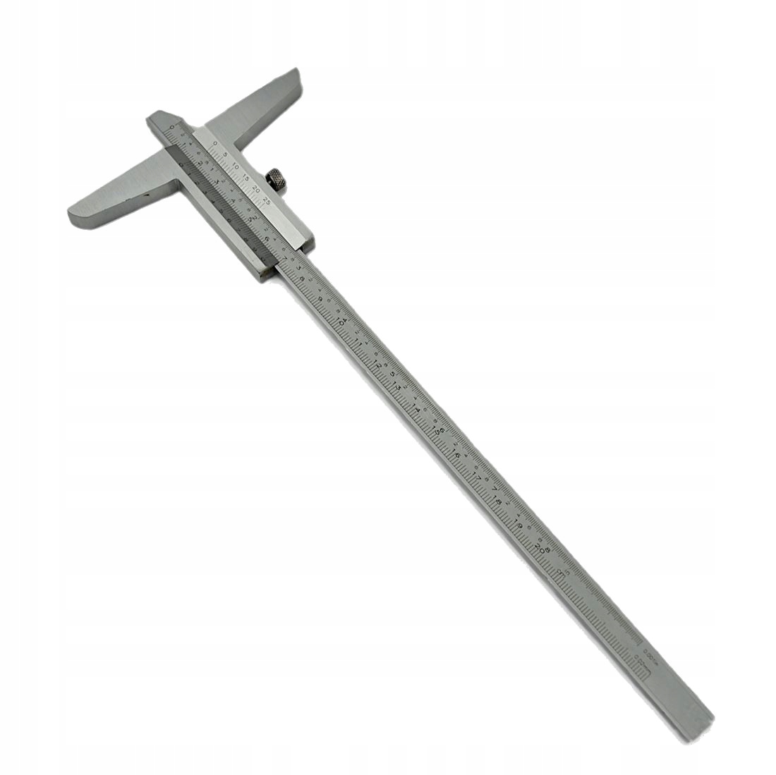 GŁĘBOKOŚCIOMIERZ SUWMIARKOWY 200 MM ze skalą metryczną i imperialną