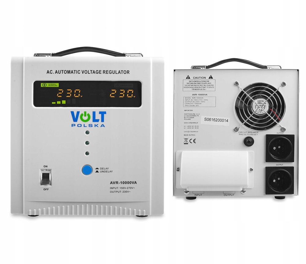 

Stabilizator Napięcia Prądu Avr 10000W Do Agregatu