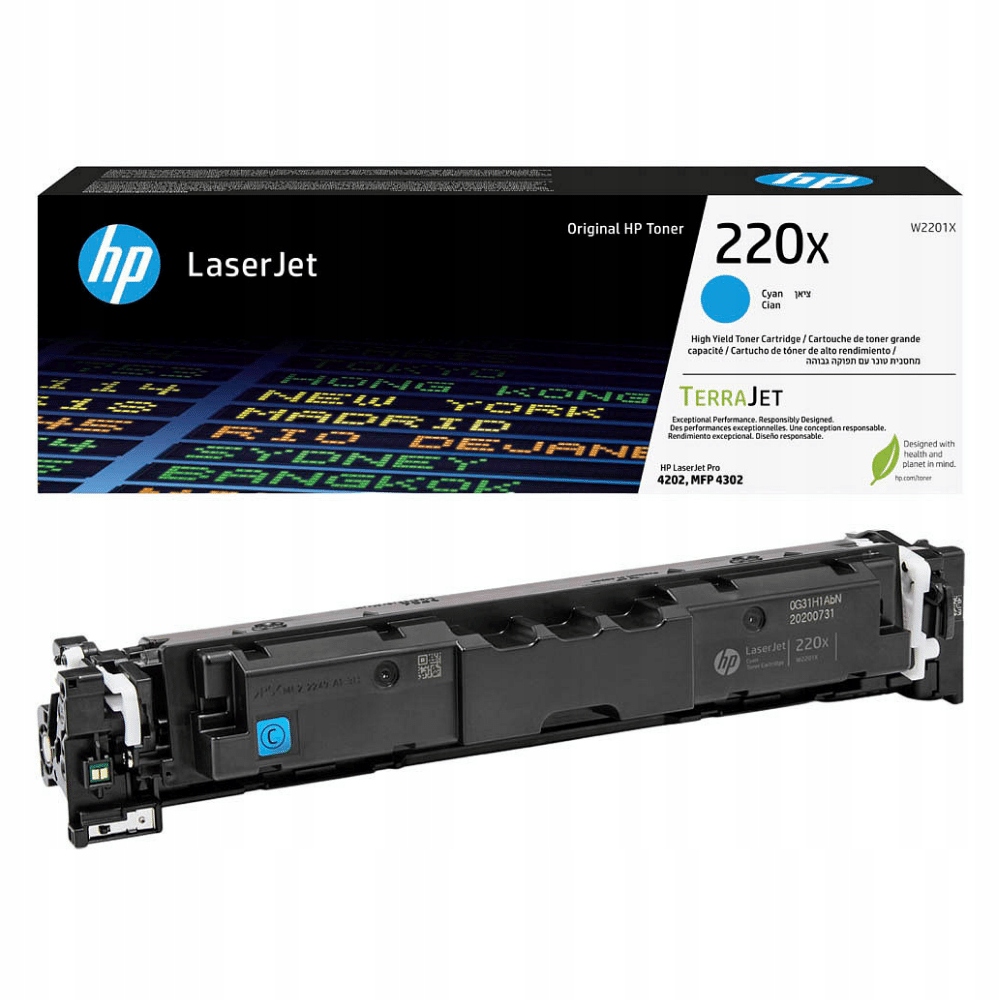 Azúrový toner Hp 220X W2201X