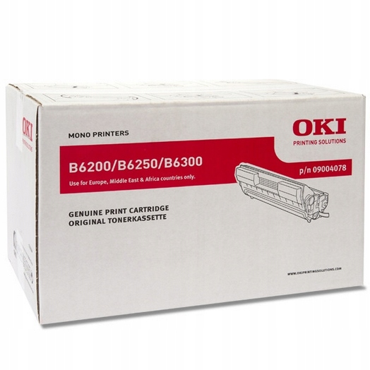 Toner Oryginał Oki 09004078 B6200 B6250 B6300