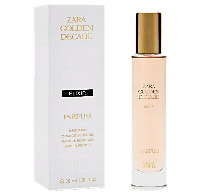 Zara Elixir Golden Decade Elixir Parfum 30ml Nowa Pojemność