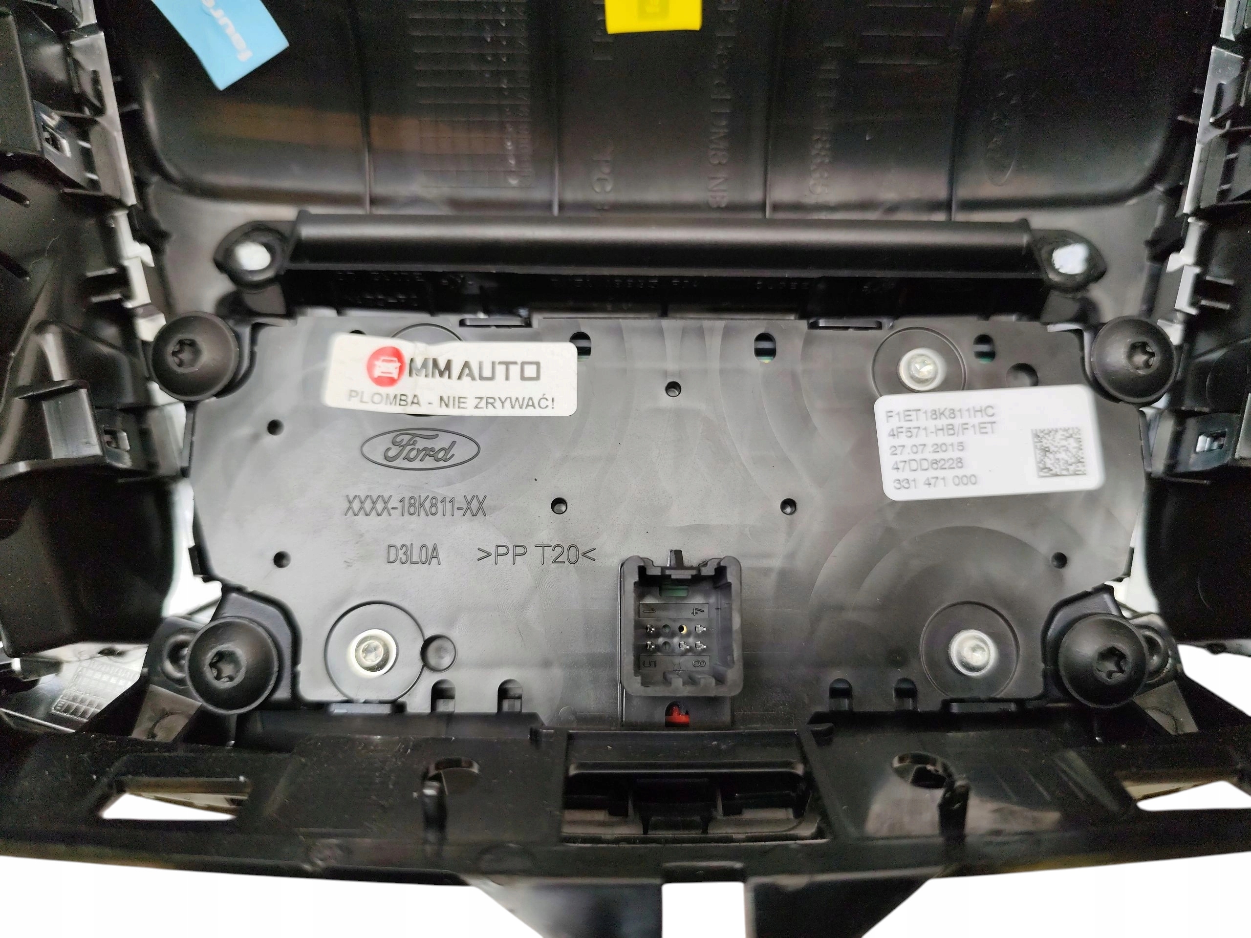 PANEL RADIA navigation devices FORD FOCUS MK3 LIFT (2014-2018) F1ET18K811HC