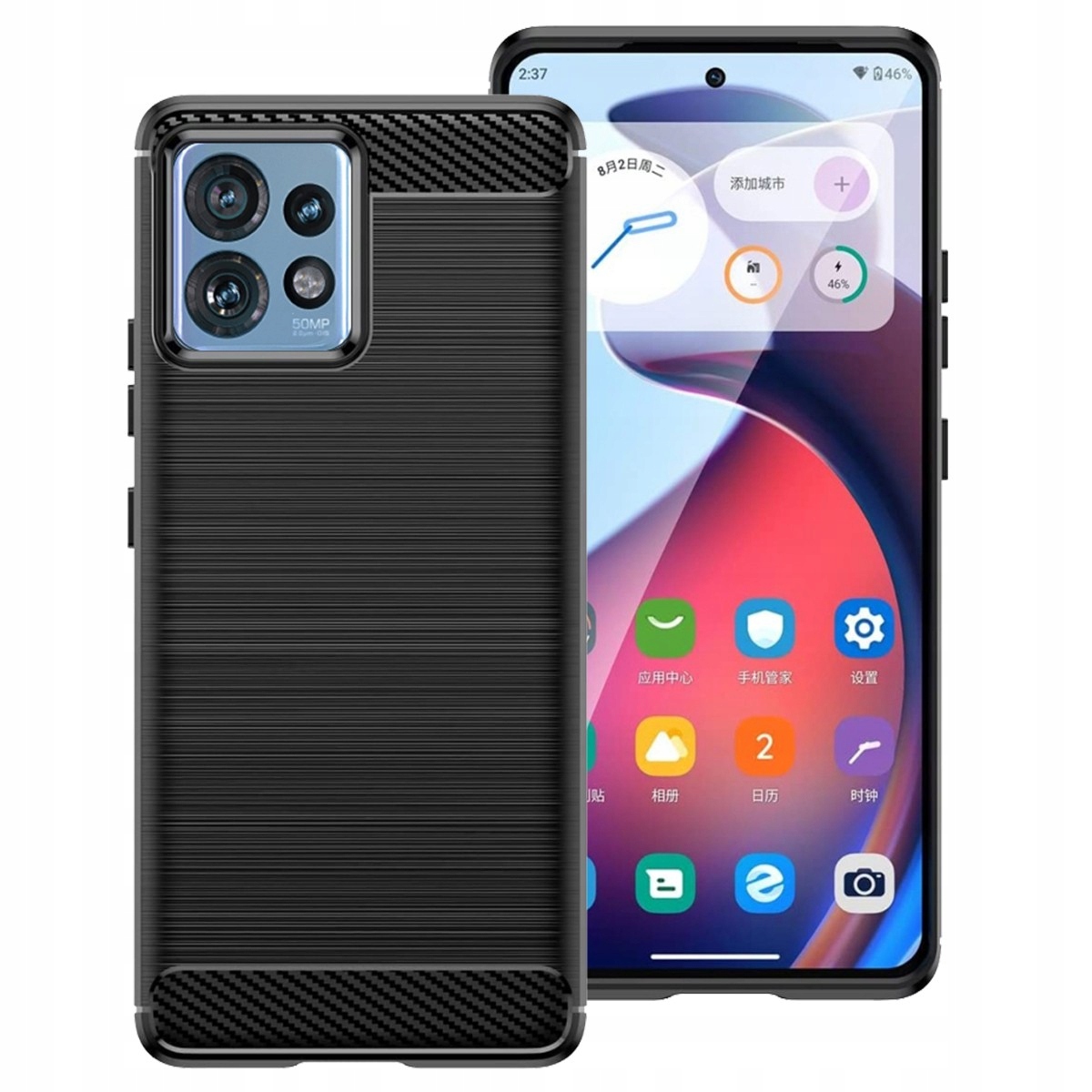 

Etui do Motorola Edge 40 Pro, smukły case, plecki