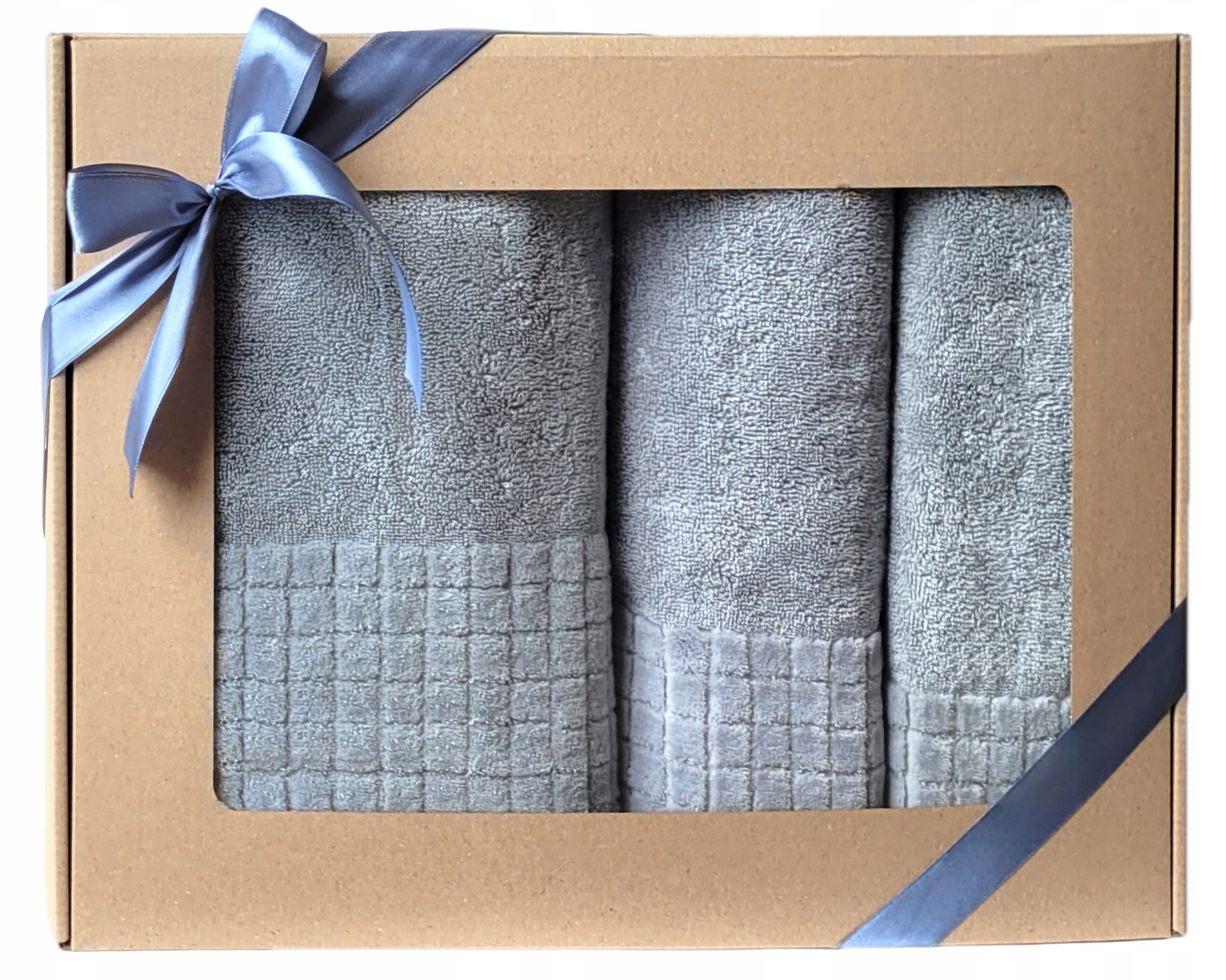 ANTYBAKTERYJNE Ręczniki ZWOLTEX PAULO3 szary 3 szt