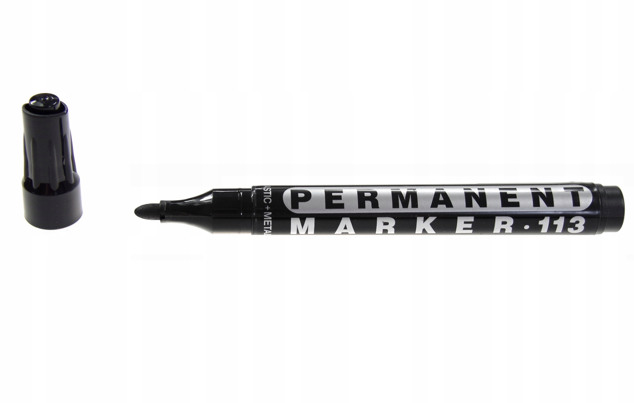 

Marker permanentny Leely okrągła końcówka czarny