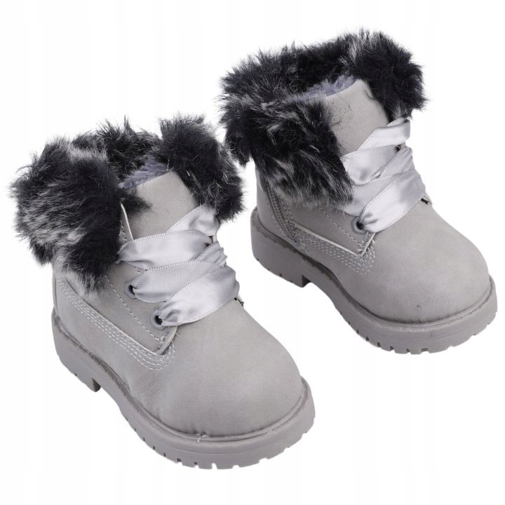 

Traperki dziecięce botki śniegowce mocno ocieplane