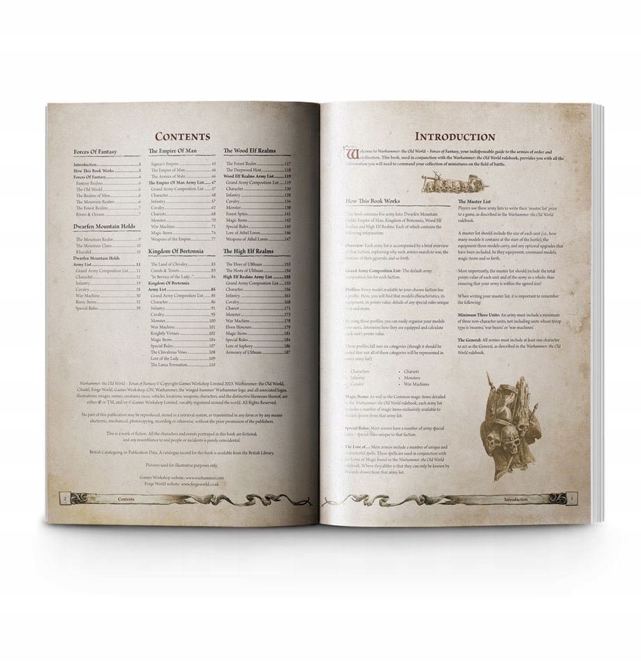 WARHAMMER THE OLD WORLD - FORCES OF FANTASY GUIDEBOOK księga armijna EAN (GTIN) 9781837790142