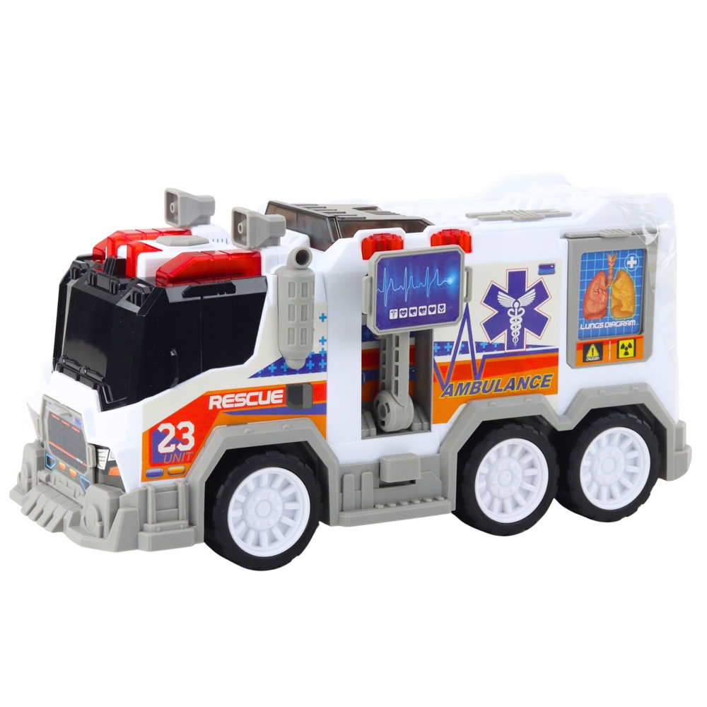 AMBULANS KARETKAPOJAZD MEDYCZNY NAPĘD ŚWIATŁA