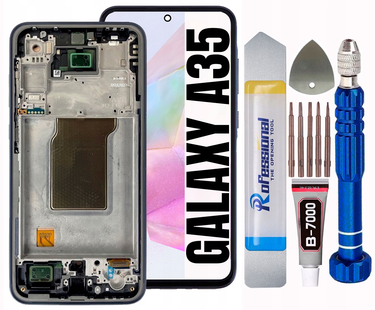 Displej Pro Samsung Galaxy A35 Incell LCD Displej Rámeček