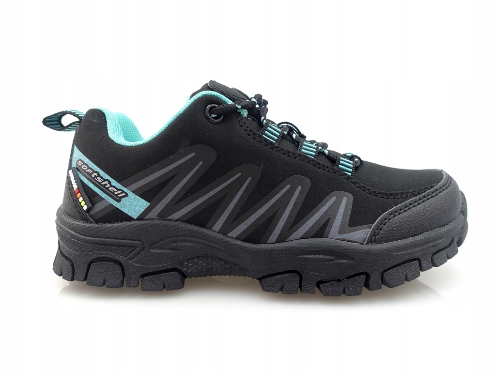 TREKKINGOWE BUTY SPORTOWE SOFTSHELL W GÓRY MINT 36