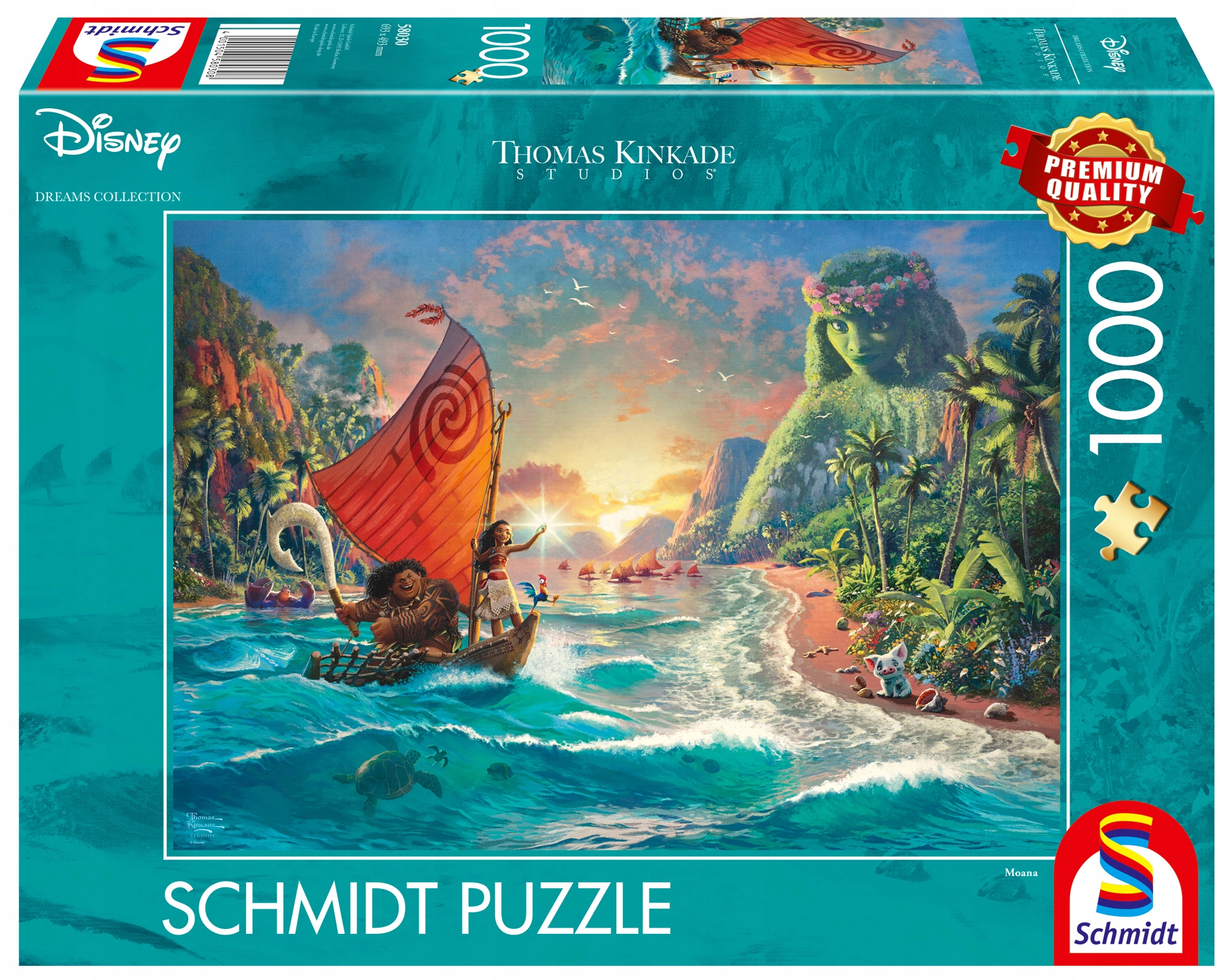 

Pq Puzzle 1000 Kinkade Vaiana: Skarb oceanu Disney