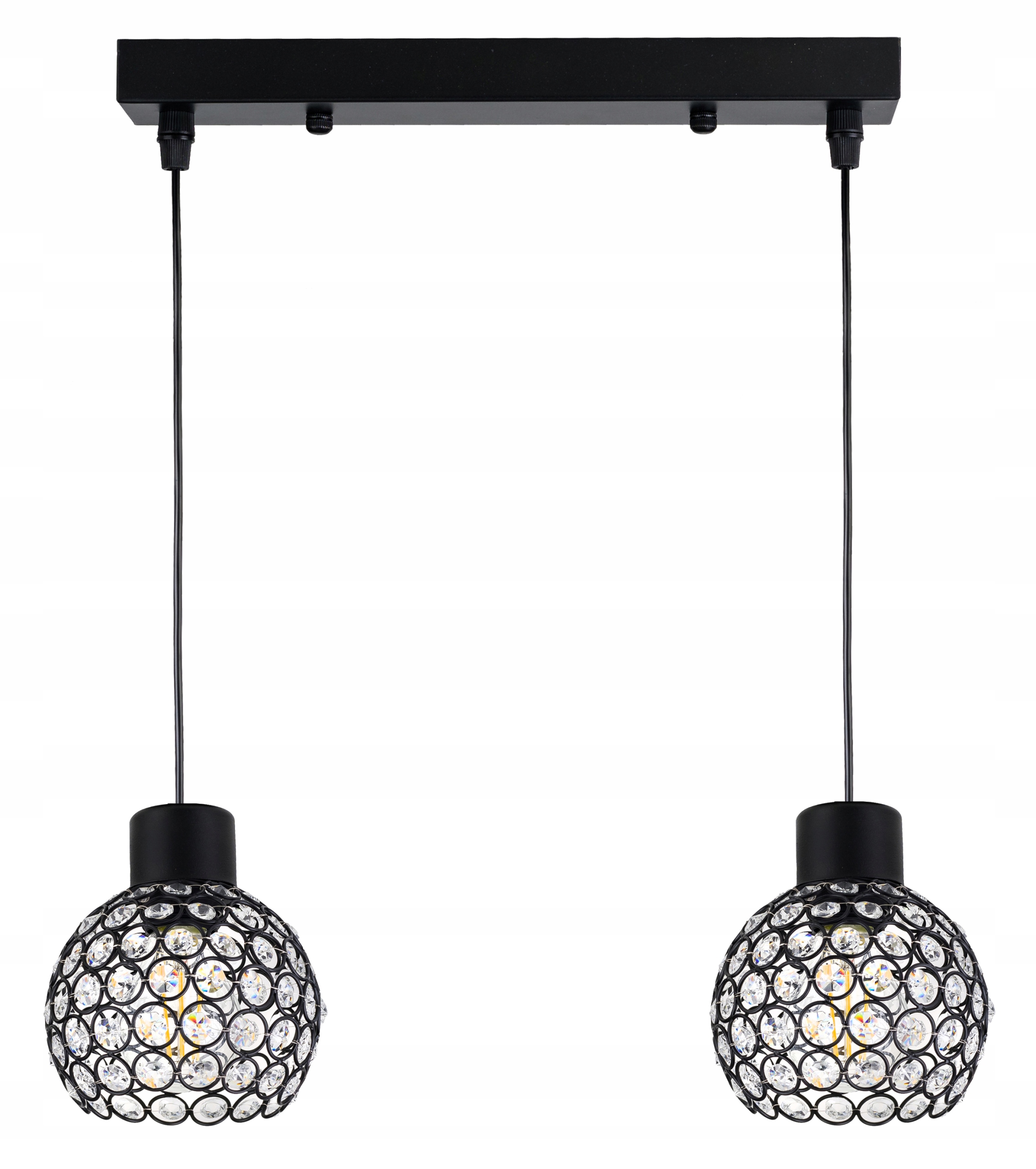 závěsné stropní svítidlo Zwis Lustr Křišťál Loft