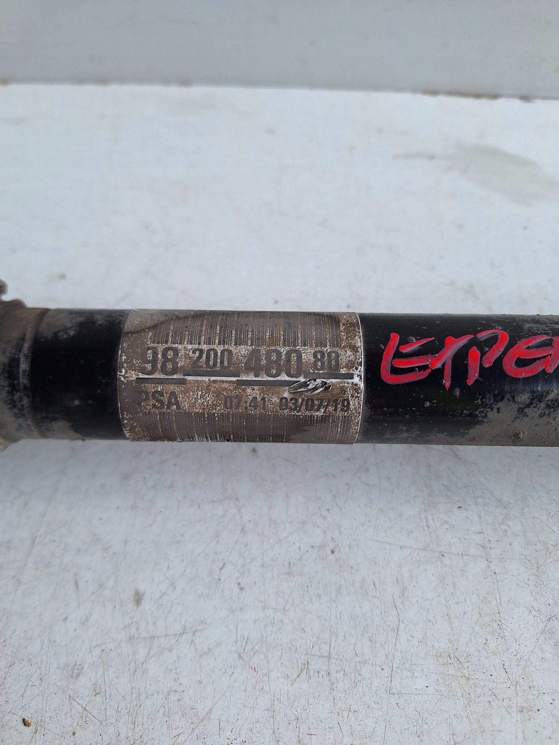 PEUGEOT EXPERT III 16-> semi-axis right 9820048080
