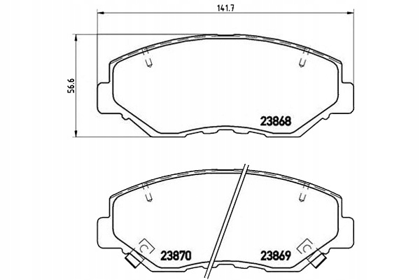 Brembo Brzdové Destičky Honda Cr-v 02-06 Asistent řidiče #28