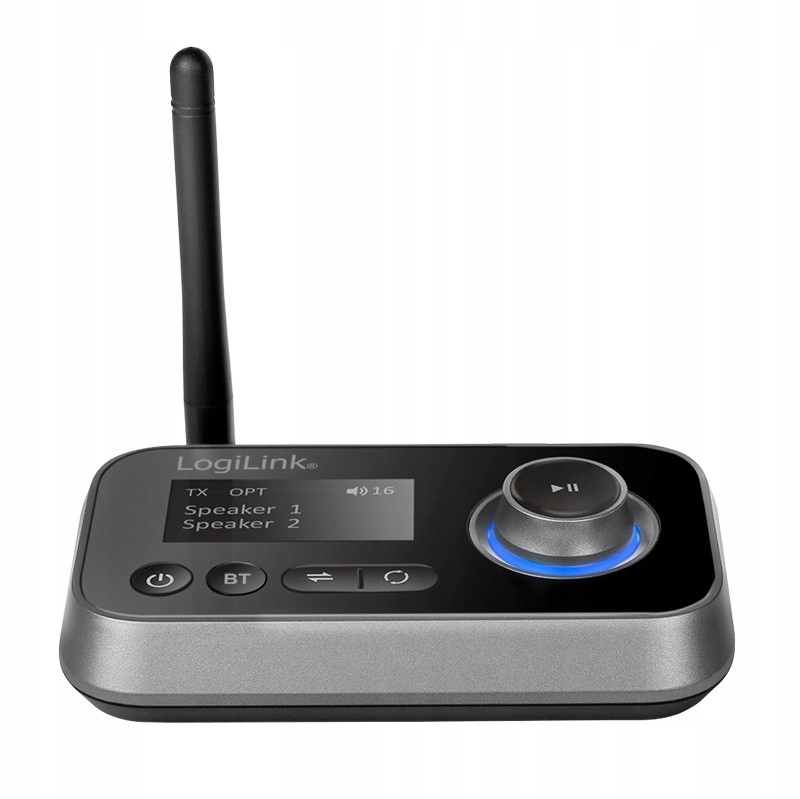 Nadajnik odbiornik bluetooth 5.0 LCD 1.8 cala port Usb-c