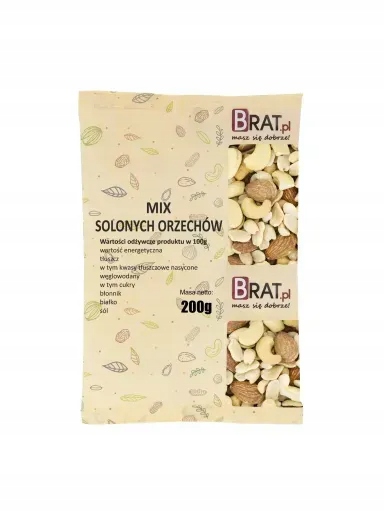 5 x Brat Mix solených ořechů 200 g
