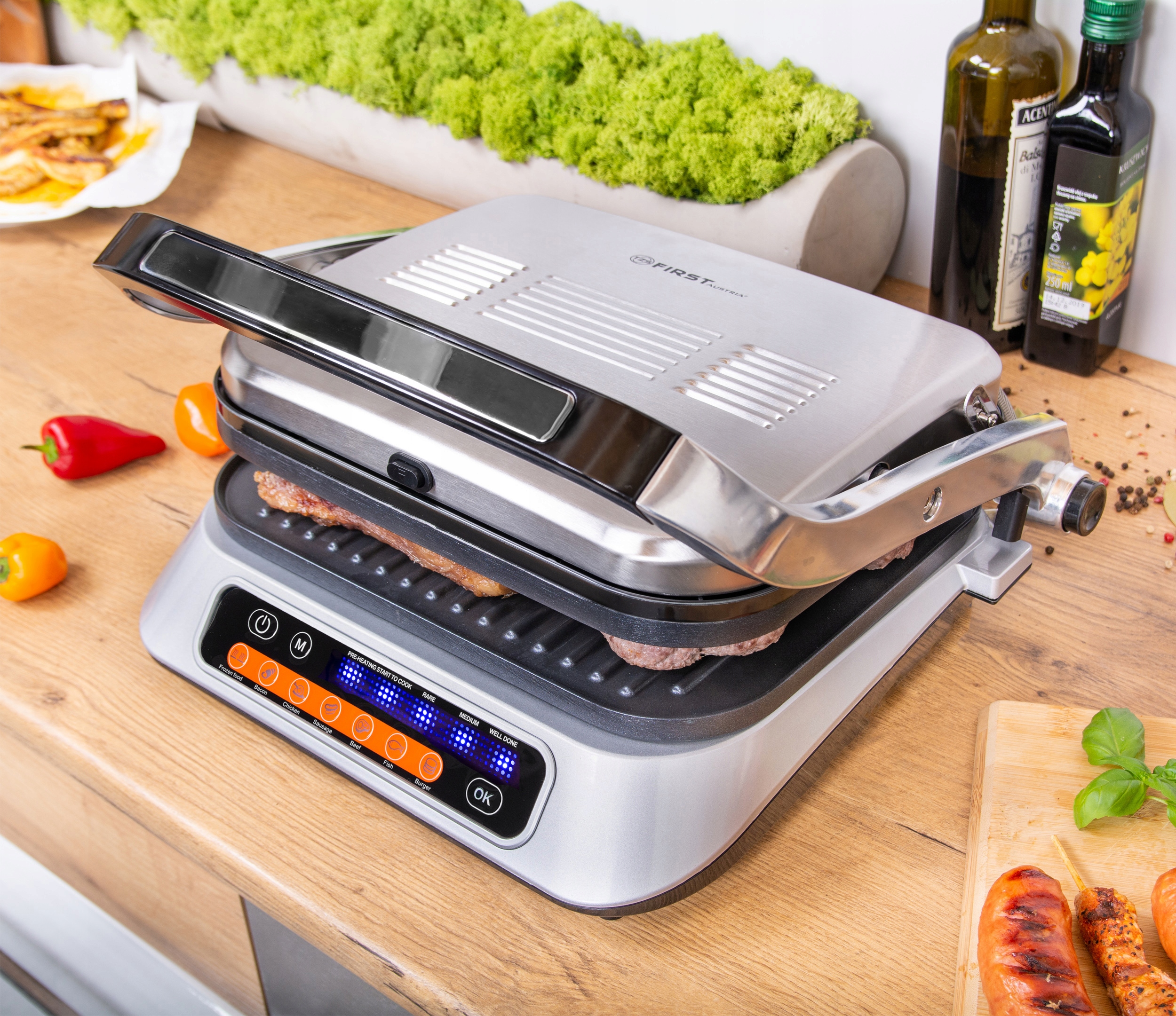 Grill Elektryczny INTELIGENTNY PROGRAMY FIT FIRST AUSTRIA Marka First Austria