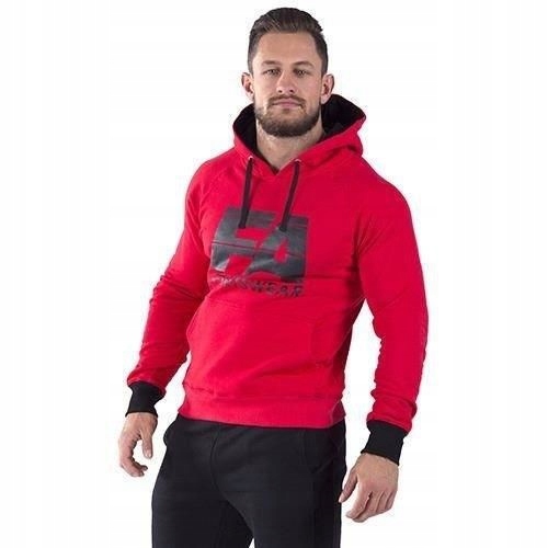Mikina Fa Wear Sportovní Tréninková s kapucí Bavlna Červená Unisex Xs