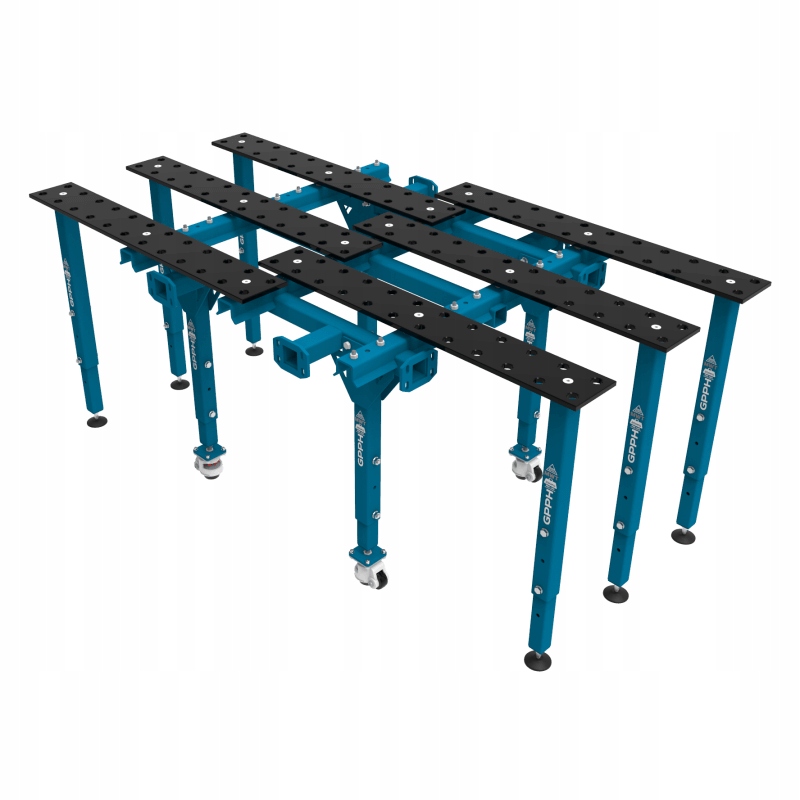 Svařovací Stůl Modulární rozkládací Dusičnan Gpph 2170x1200 mm fi 28 Mwt