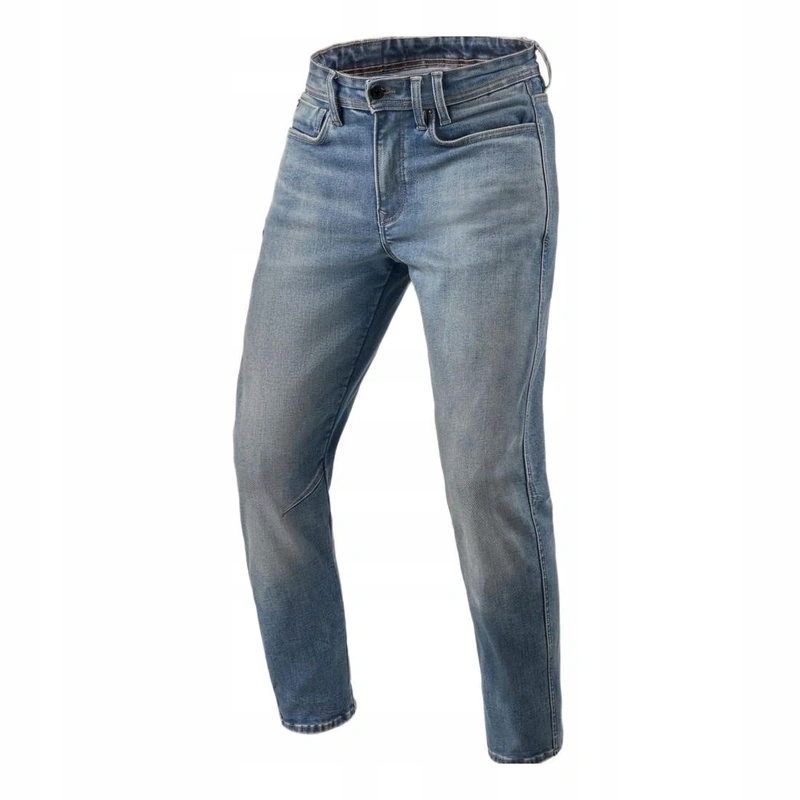 Motocyklové džínsy Revit Detroit 3 Tapered Medium Blue Vintage modré