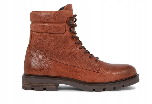 Tommy Hilfiger Warm Padded Hilfiger Lth Boot kotníkové boty Trapery 42