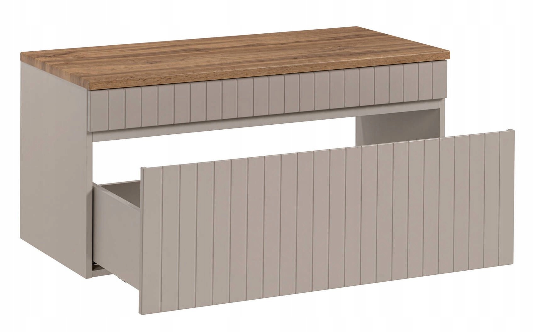 SZAFKA WISZĄCA POD UMYWALKĘ Iconic 100x46x46 cm Głębokość mebla 46 cm
