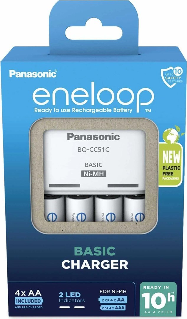 Nabíječka Panasonic Basic 4x Aa Eneloop 2000 mAh
