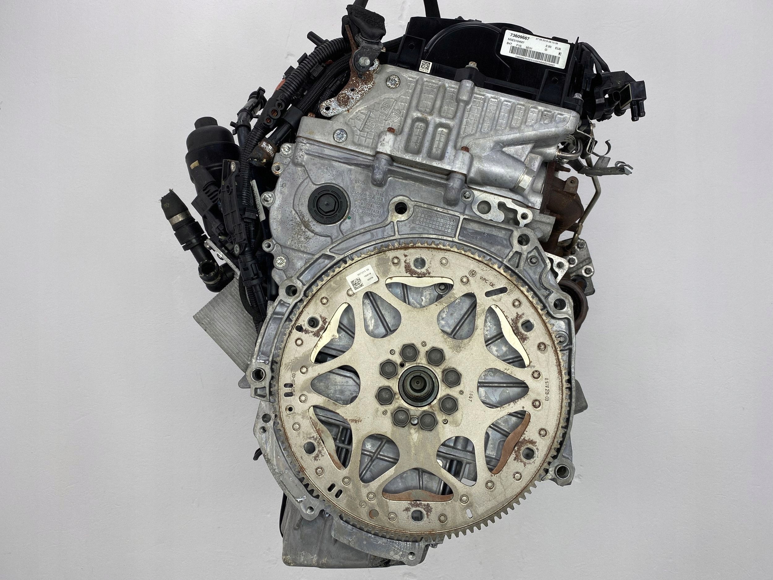 engine complete B47D20A BMW 520d F10 B47 2.0d B47D20 211KM