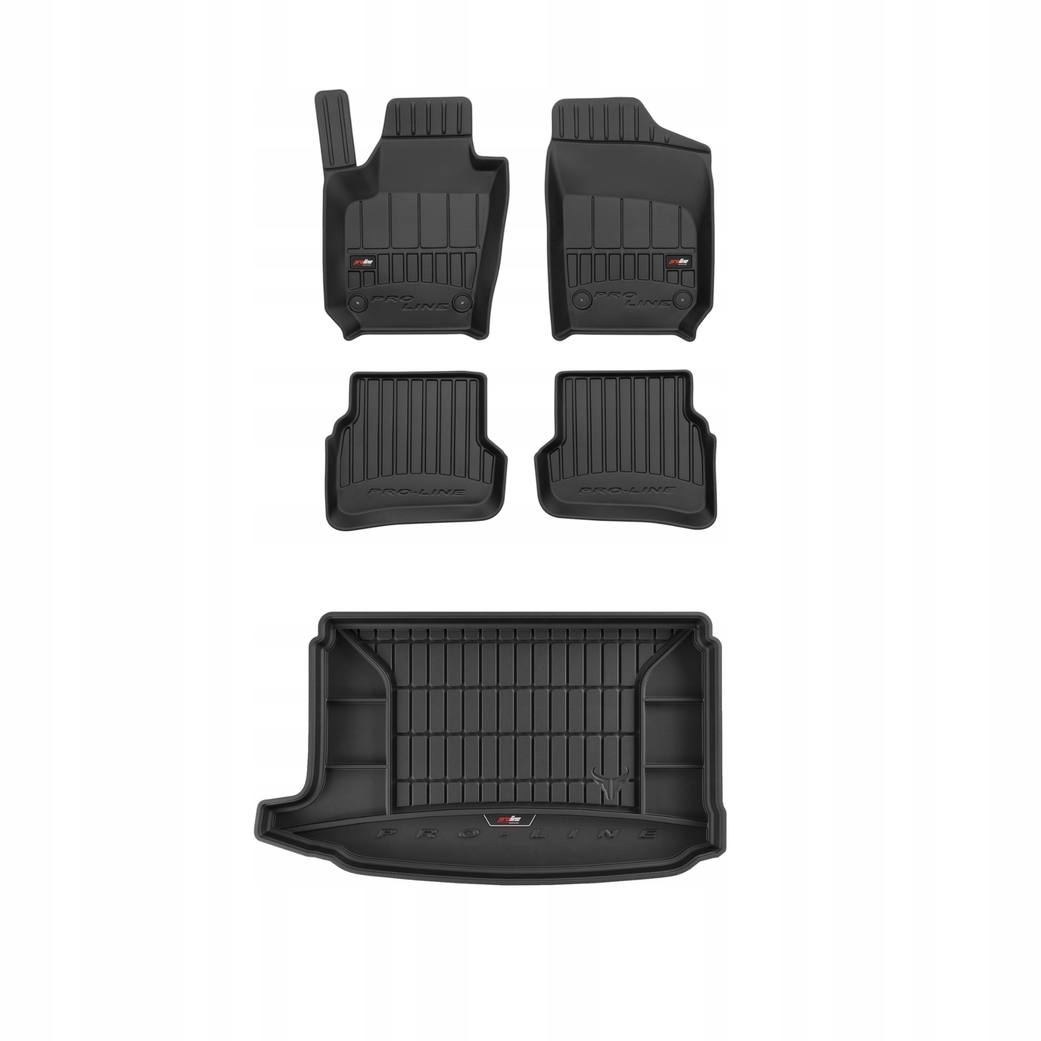 Frogum 3D Sada gumových koberců a rohože s logem pro Vw Polo V 2009-17