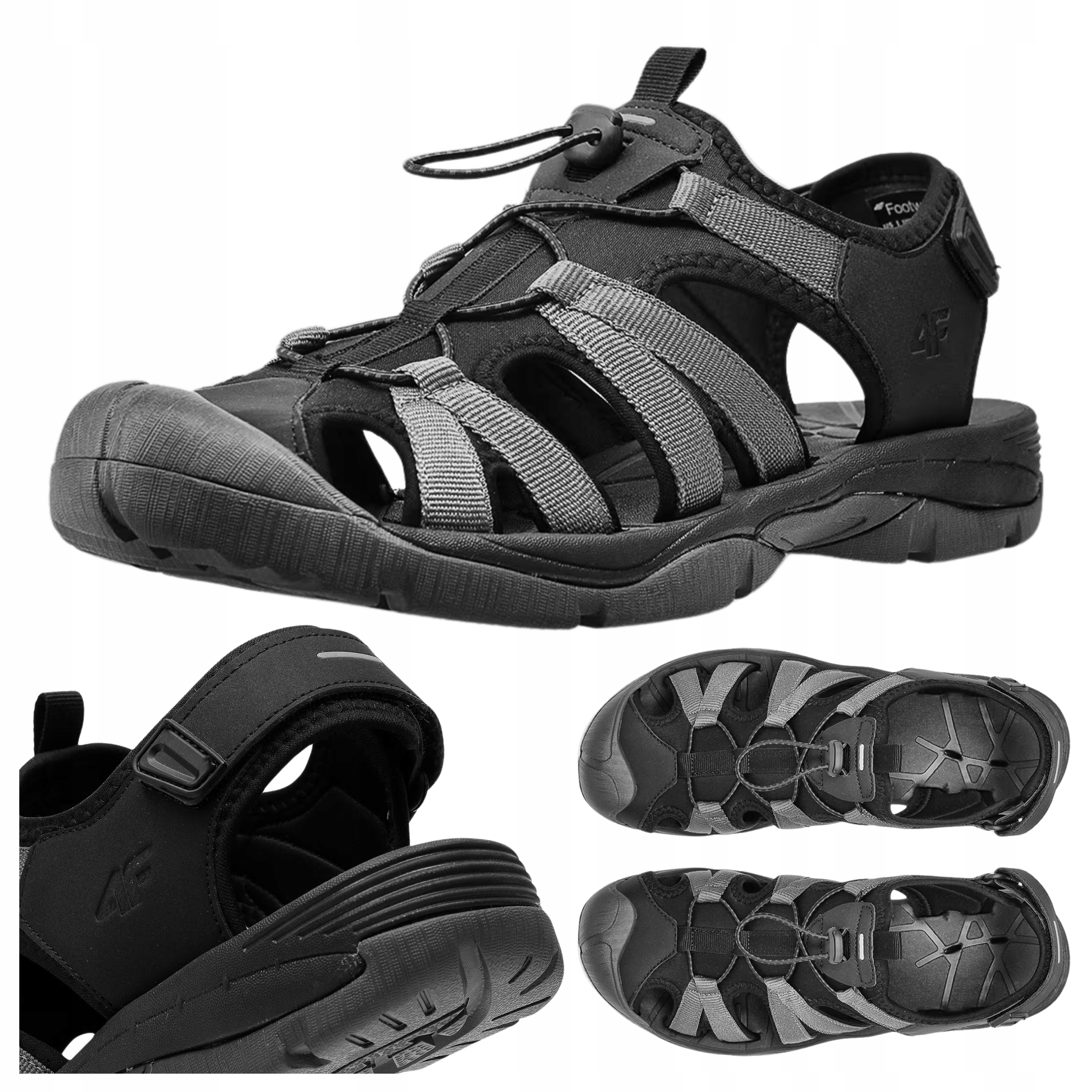 Pánské Lehké Pohodlné Sandály Na Léto 4F 4FSS23FSANM031 25S vel. 44