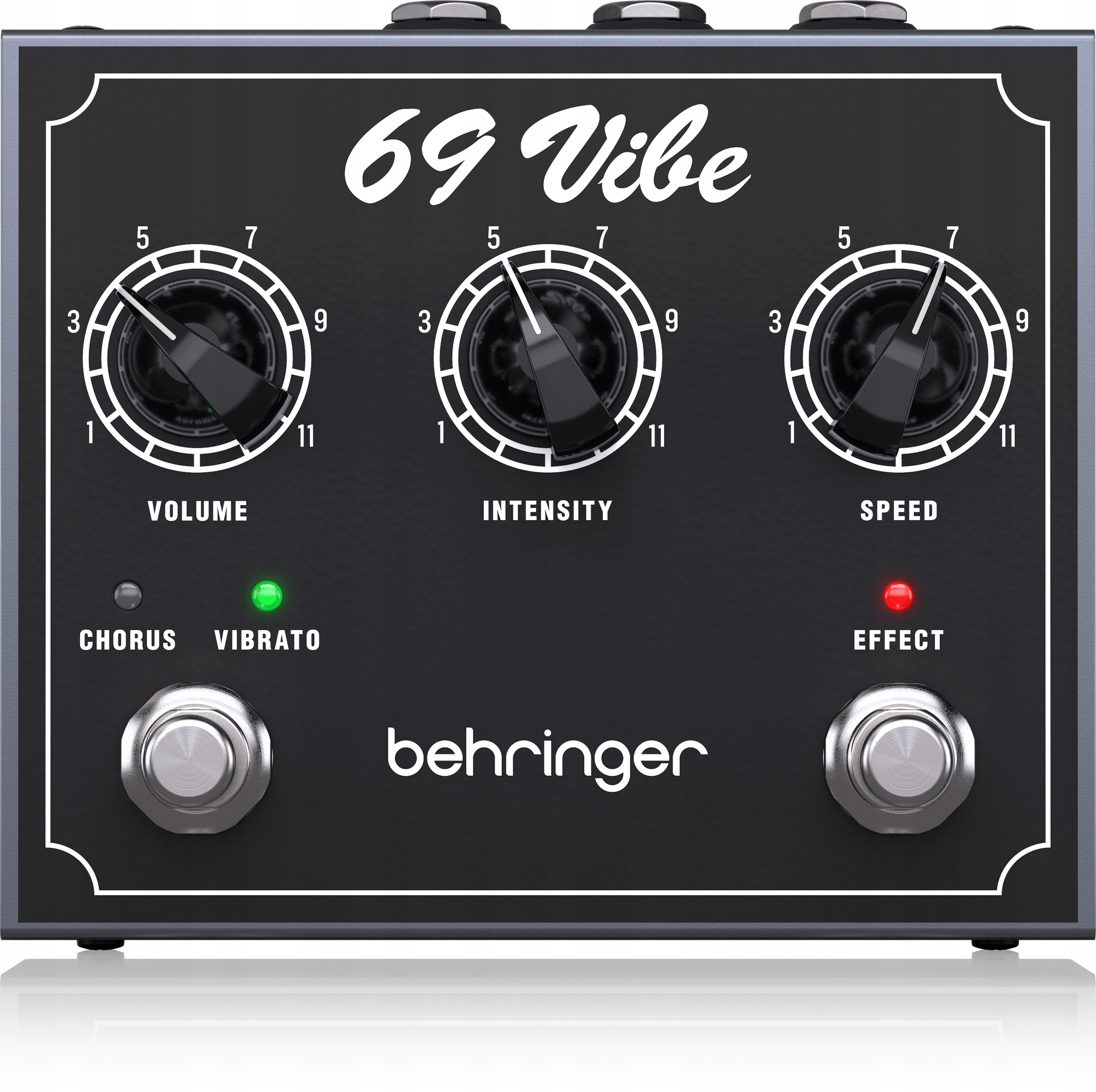 Behringer 69 Vibe kytarový efekt typu vibrato chorus se dvěma přepínači
