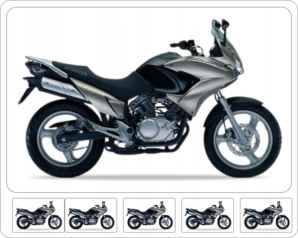 Samolepky Juula Pro Honda XL 125 V Varadero 2007-2011 Béžová YR282