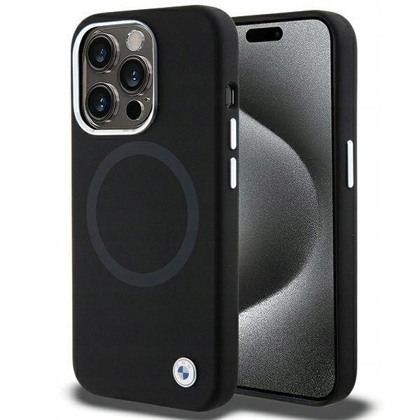 Bmw BMHMP15LSILBK2 iPhone 15 Pro 6.1" czarny/black Signature Liquid Si