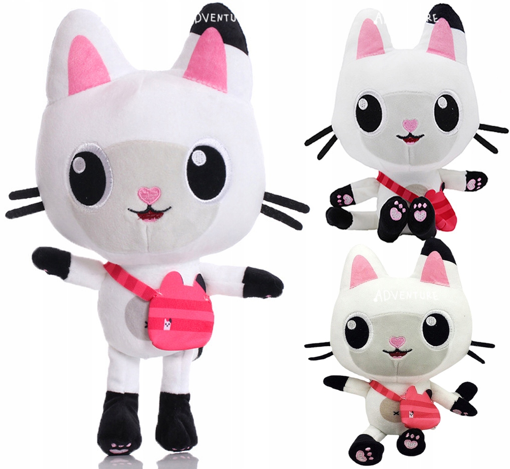 MASKOTKA KOCI DOMEK GABI Kiciuś Panduś 28 cm PLUSZAK XXL