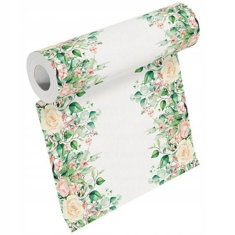 

Bieżnik Flizelinowy W Kwiaty 40CMX24M