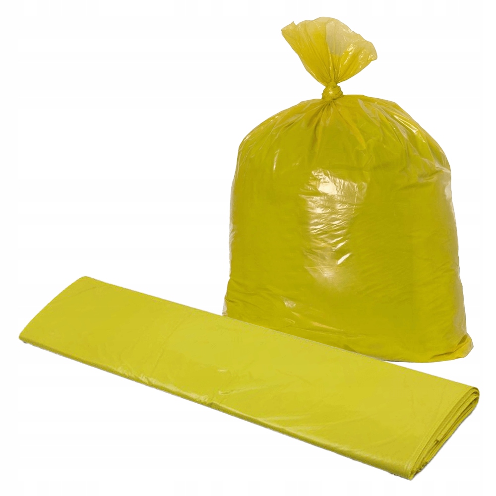 

Worki Woreczki Foliowe Żółte 70x110 120 L 25szt