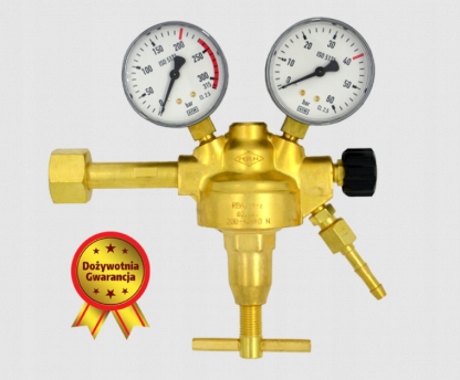 RBAZ-4/z Reduktor do AZOTU 40bar Perun POLSKI Azot