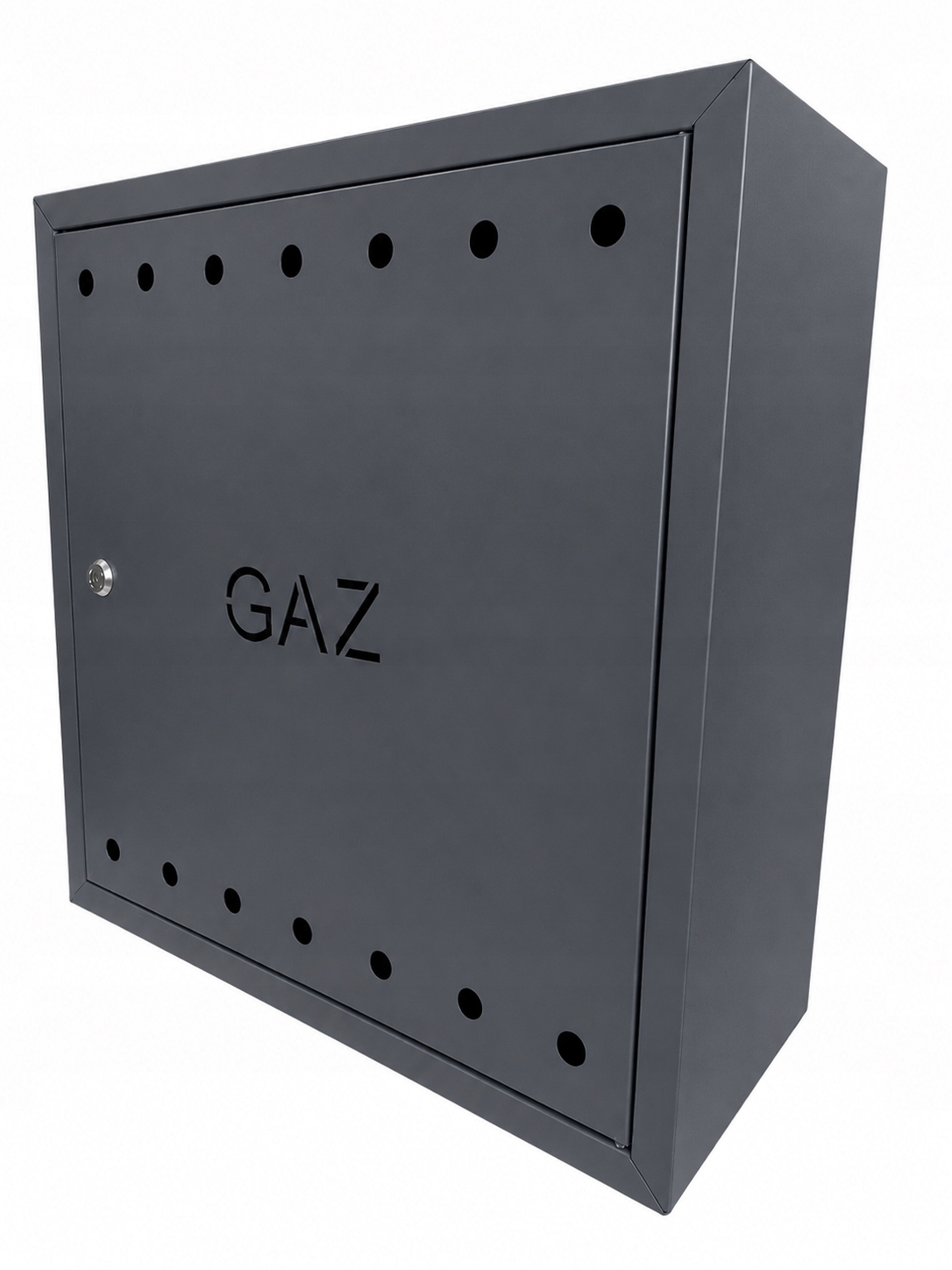 skříňka plynová skříň 60x60x25 Ral 7016 bez zadní části