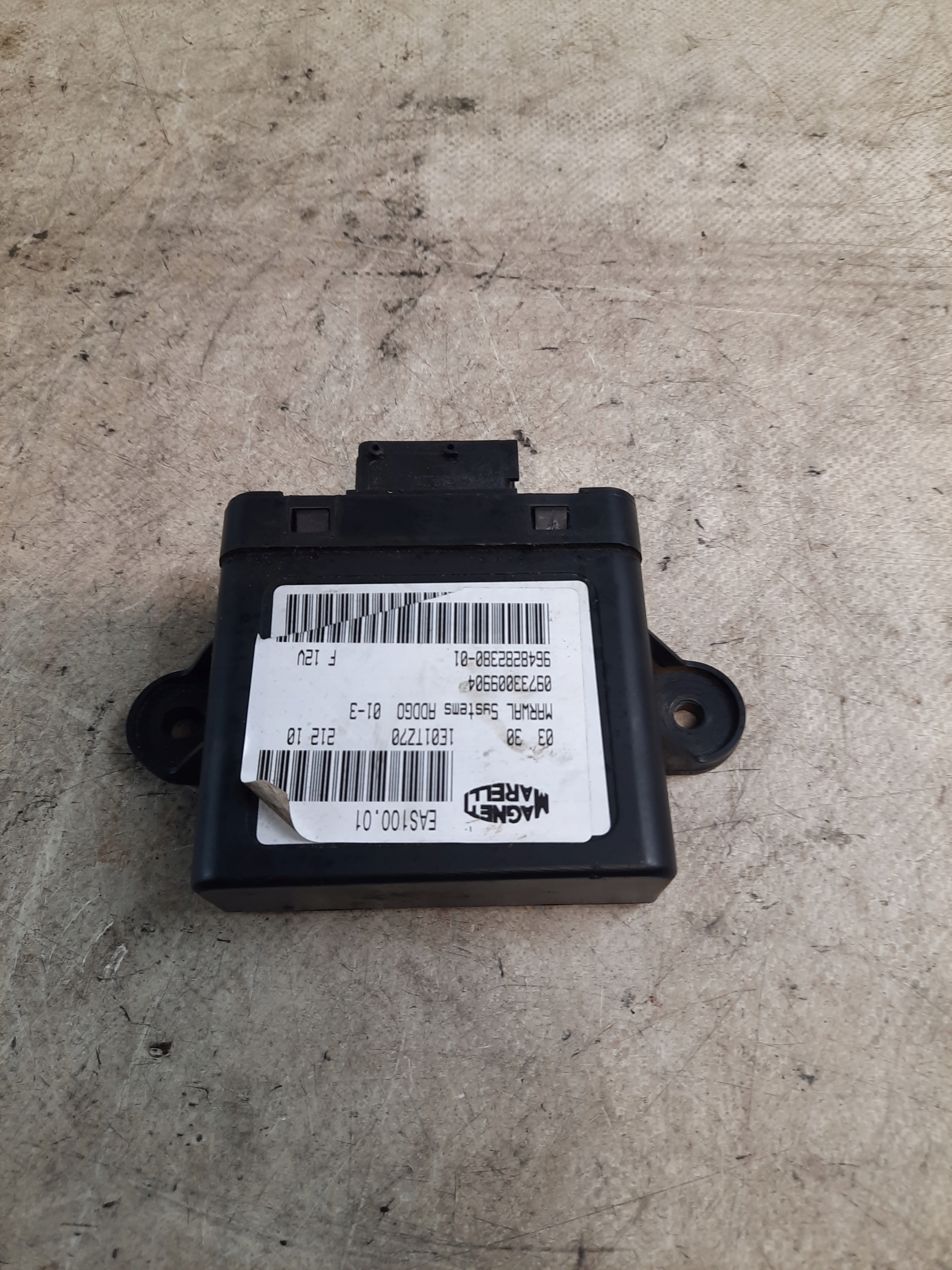 control unit computer 09733009904 PEUGEOT 807 2.2 HDI