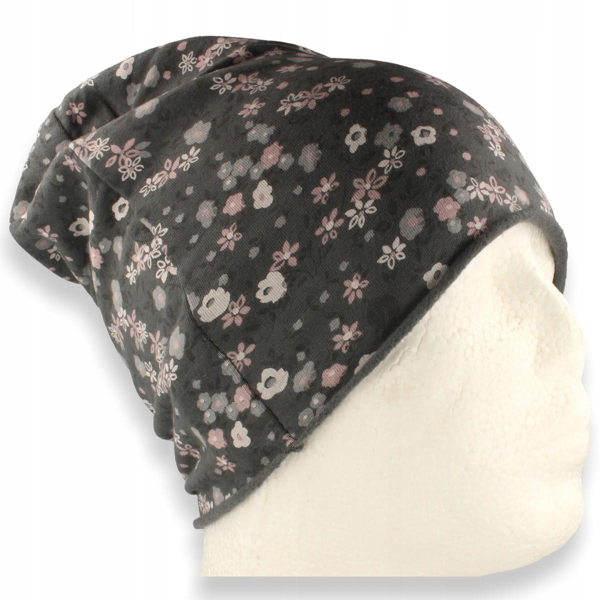 

Czapka damska Beanie cienka smerfetka bawełna