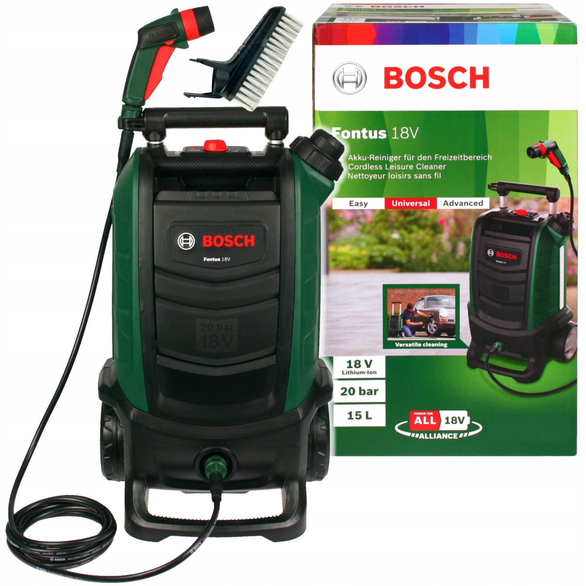 МОЙКА ВЫСОКОГО ДАВЛЕНИЯ FONTUS 2 18V BOSCH КОРПУС