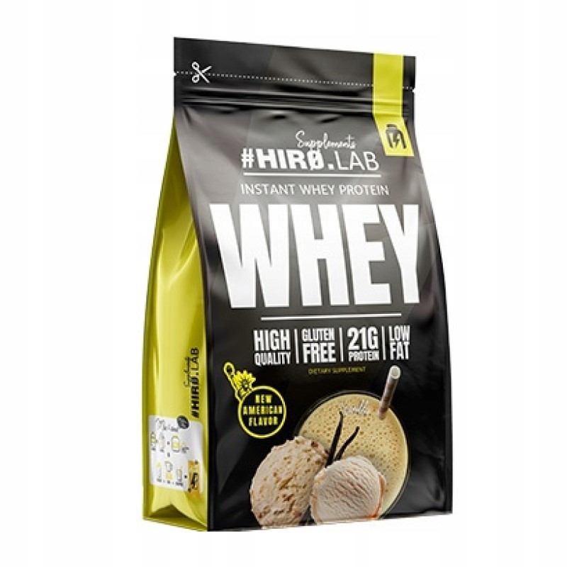 HiroLab Instant Whey Protein Bag 2000g horký jablečný koláč