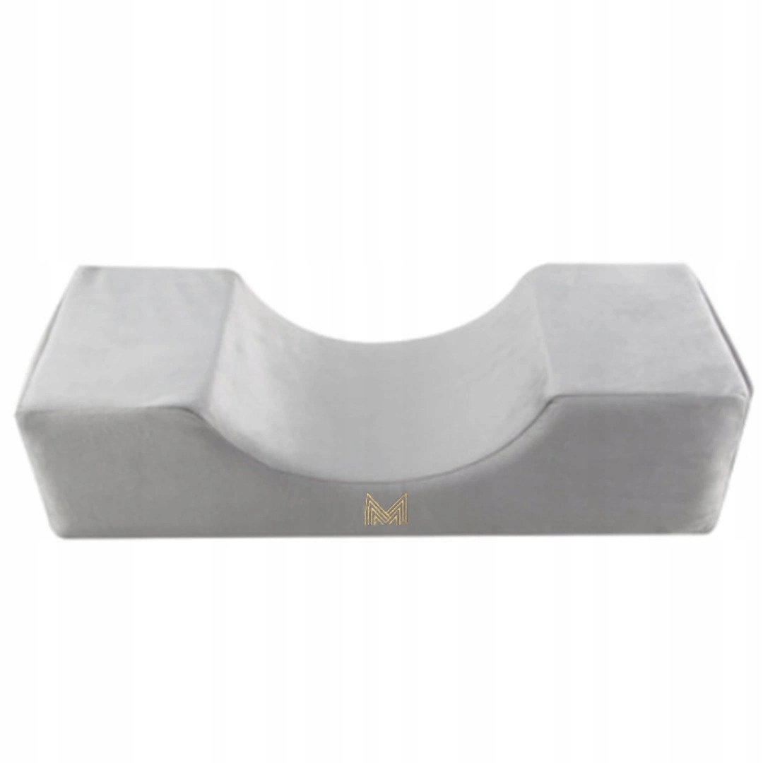 Polštář na prodlužování řas Šedý Velur