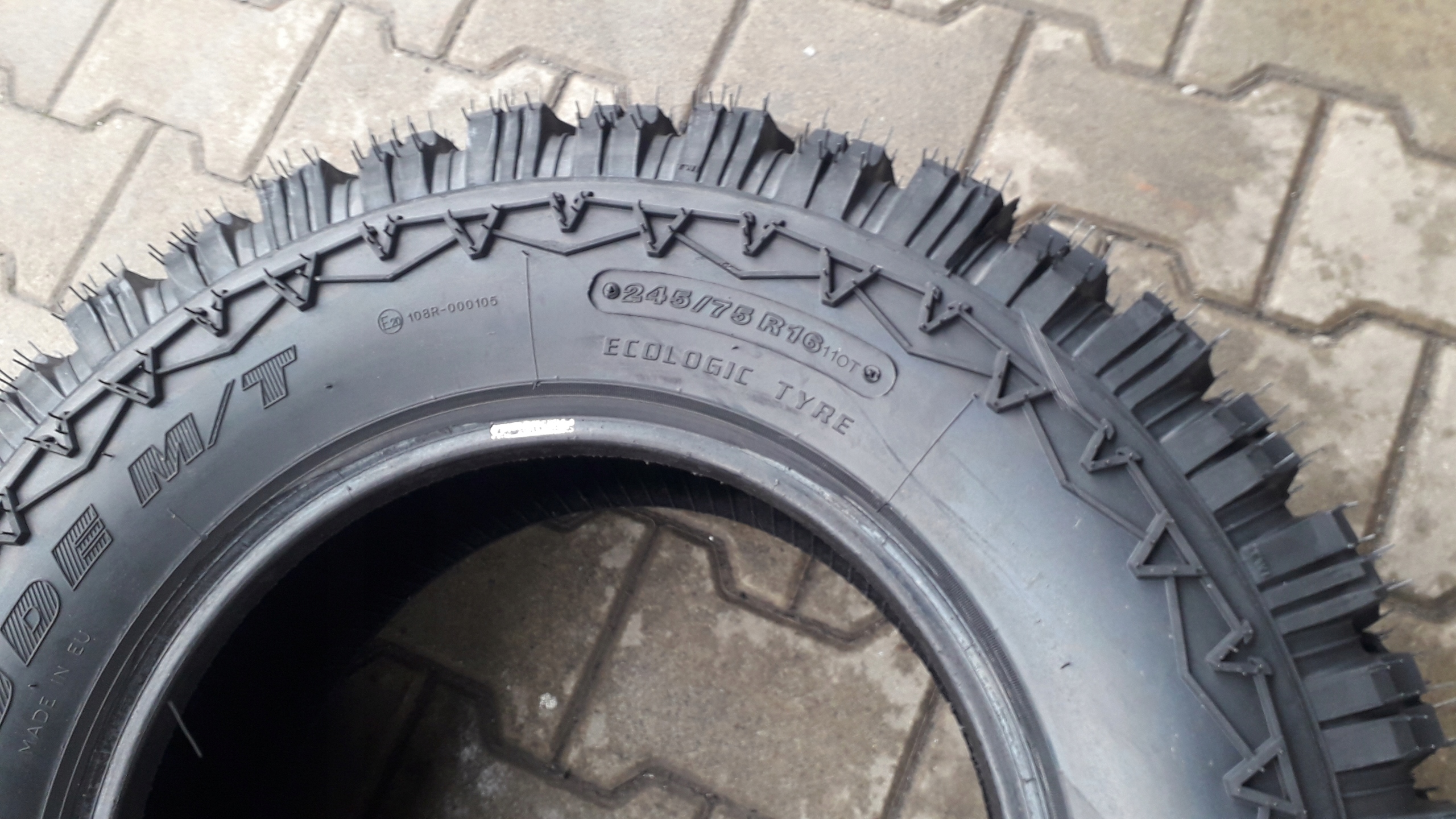 4x OPONY 245 75R16 KOPIA WRANGLER OFF ROAD M S Tire aspect ratio 75