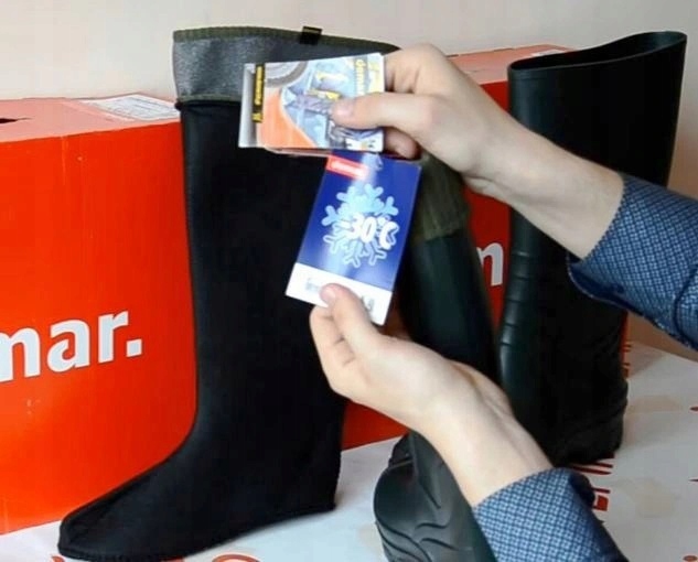 Kalosze Piankowe Lekkie EVA Demar New Universal 47 Materiał wkładki tkanina